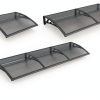 Window and Door Awning 40x48in NEBAIKA Polycarbonate Overhang Canopy-4