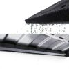 Metal Awning 52" x 31" Tile Shaped Black DIY DECK Classic Fixed-1