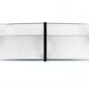 Window Awning Outvita 77x35.4 Polycarbonate Canopy Black Bracket-1