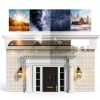 Awning for Door Entrance 47x118in Brown Polycarbonate Canopy KUZRZNH-4