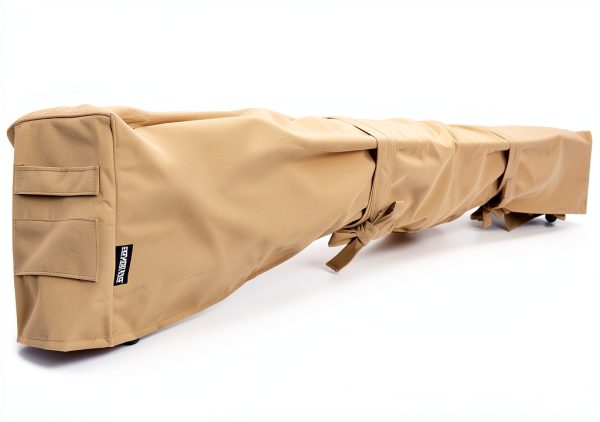 ADVANING All-Weather Protective Cover for 16' Wide Retractable Awnings, Heavy-Duty Weather Proof Polyester Fabric, Color: Beige,AC1600-P861T-0