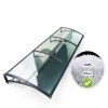 Window and Door Awning 40x48in NEBAIKA Polycarbonate Overhang Canopy-2