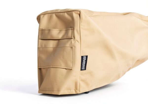ADVANING All-Weather Protective Cover for 16' Wide Retractable Awnings, Heavy-Duty Weather Proof Polyester Fabric, Color: Beige,AC1600-P861T-1