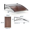 IDZO 40x120 Awnings UV Protective Window Canopy Aluminum Connectors-3