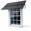 Fixed Metal Awnings BIGalleons 52x31 Black Tile Shaped Canopy-5